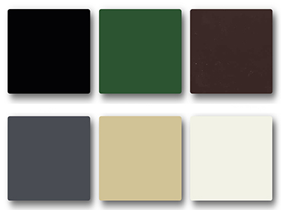 Colour Chart for gutter colours