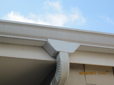 Gutter Down-pipe with Funnel.